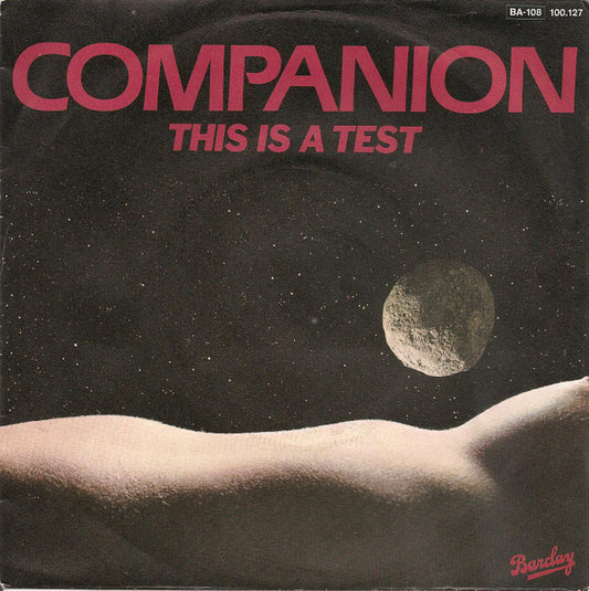 Companion (2) : This Is A Test (7",Single,45 RPM)