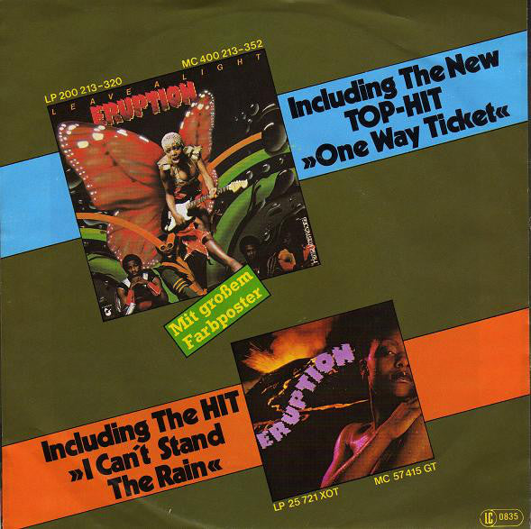 Eruption (4) : One Way Ticket (7",45 RPM,Single,Stereo)