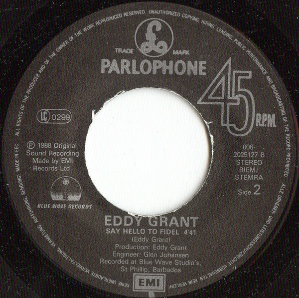 Eddy Grant : Gimme Hope Jo'Anna (7",45 RPM,Single,Stereo)