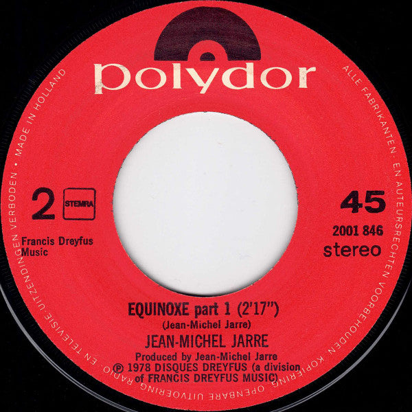 Jean-Michel Jarre : Equinoxe (7",Single,45 RPM)