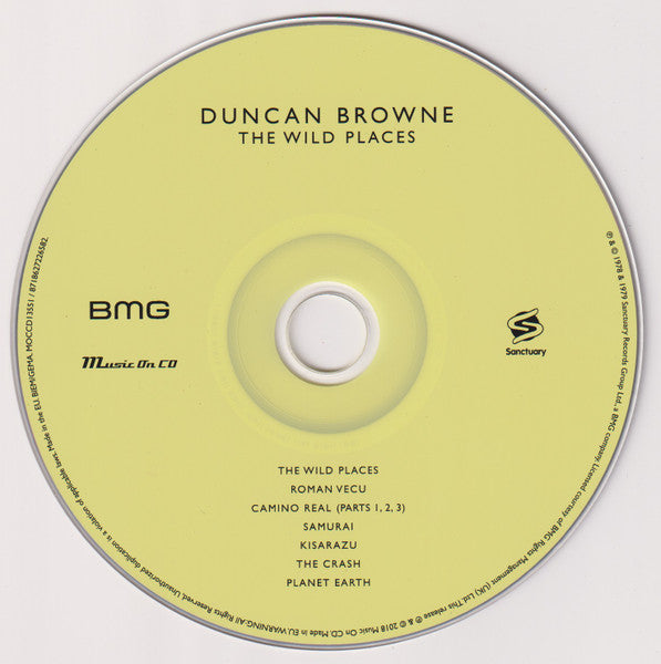 Duncan Browne : The Wild Places - Streets Of Fire (Compilation,Reissue)