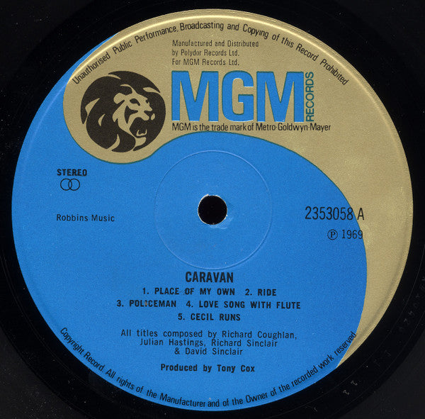 Caravan : Caravan (LP,Album,Reissue,Stereo)