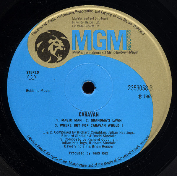 Caravan : Caravan (LP,Album,Reissue,Stereo)