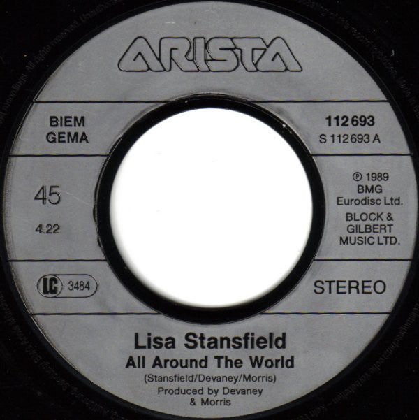Lisa Stansfield : All Around The World (7",Single,45 RPM)