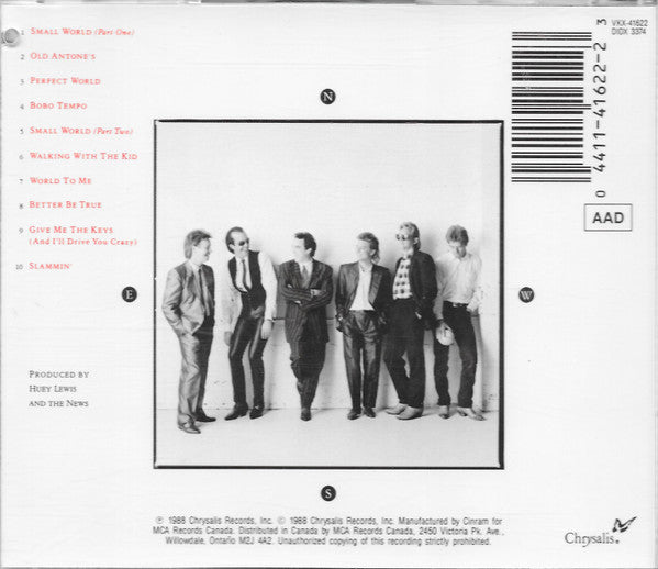 Huey Lewis & The News : Small World (Album)