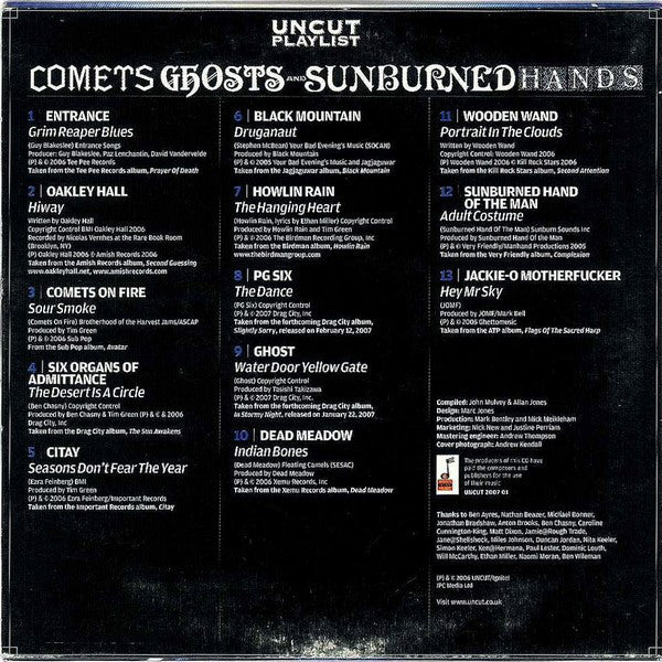 Various : Comets Ghosts And Sunburned Hands (Uncut's Guide To The New Psychedelic Outlaws) (Compilation)