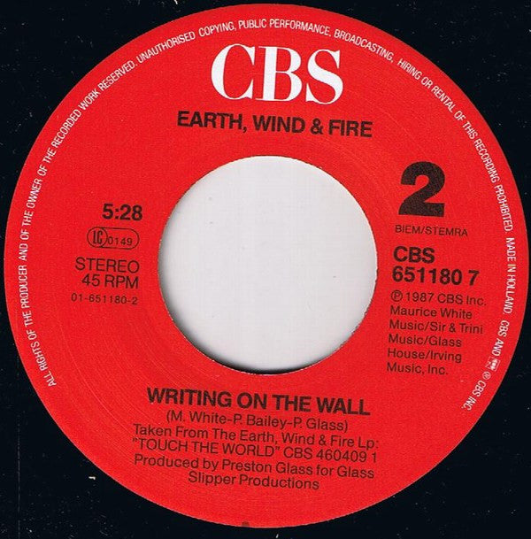 Earth, Wind & Fire : System Of Survival (7",45 RPM,Single,Stereo)