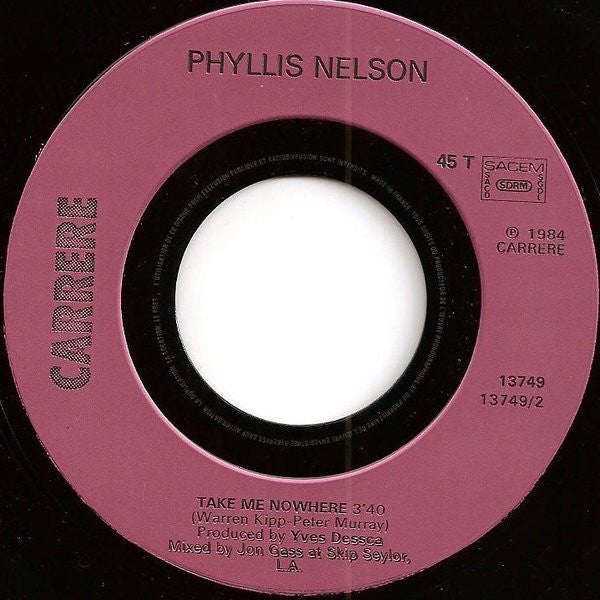 Phyllis Nelson : Move Closer (7",Single,45 RPM)