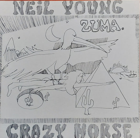 Neil Young With  Crazy Horse : Zuma (LP,Album,Reissue)