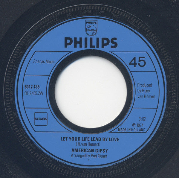 American Gypsy : Angel Eyes (7", Single)