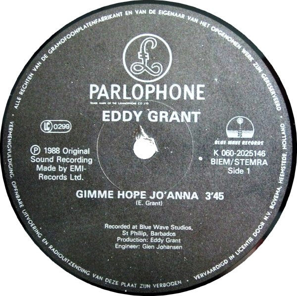 Eddy Grant : Gimme Hope Jo'Anna (12")