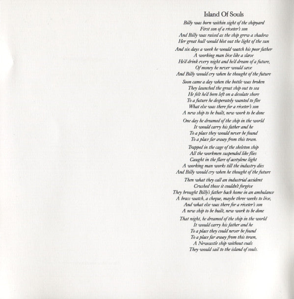 Sting : The Soul Cages (Album,Stereo)