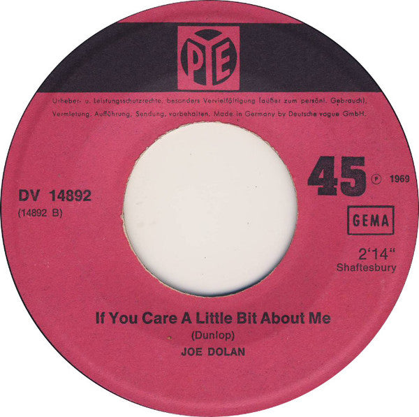 Joe Dolan : Make Me An Island (7",Single,45 RPM,Mono)