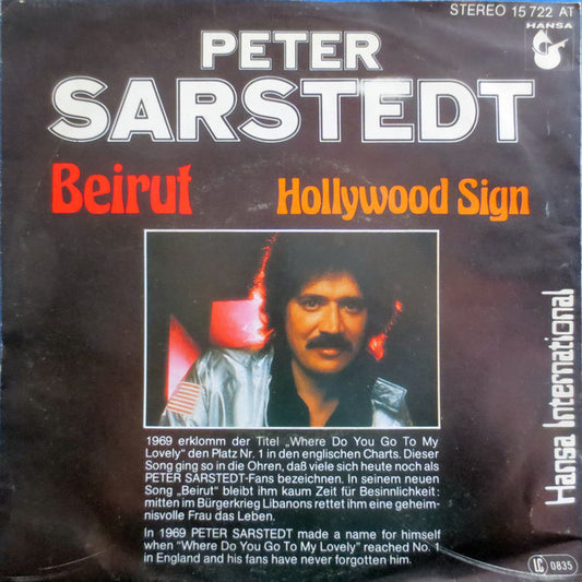 Peter Sarstedt : Beirut (7",Single,45 RPM)