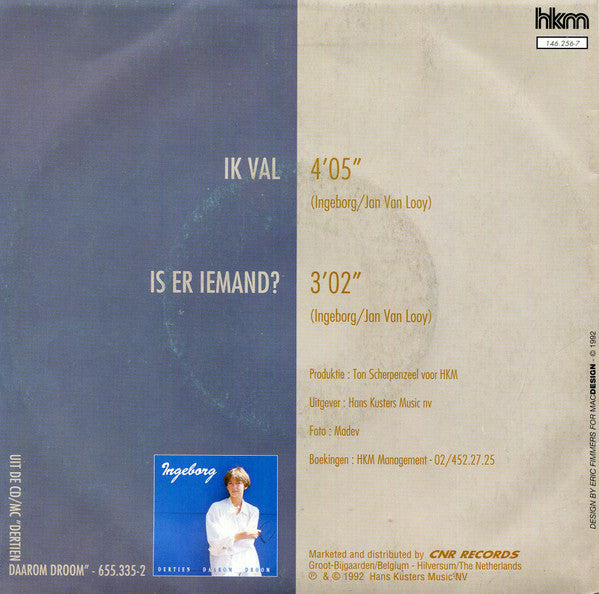 Ingeborg : Ik Val (7",Single,Stereo)