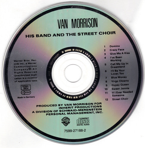 Van Morrison : His Band And The Street Choir (Album,Reissue)