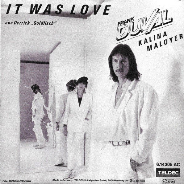 Frank Duval - Kalina Maloyer : It Was Love (7",45 RPM,Single)