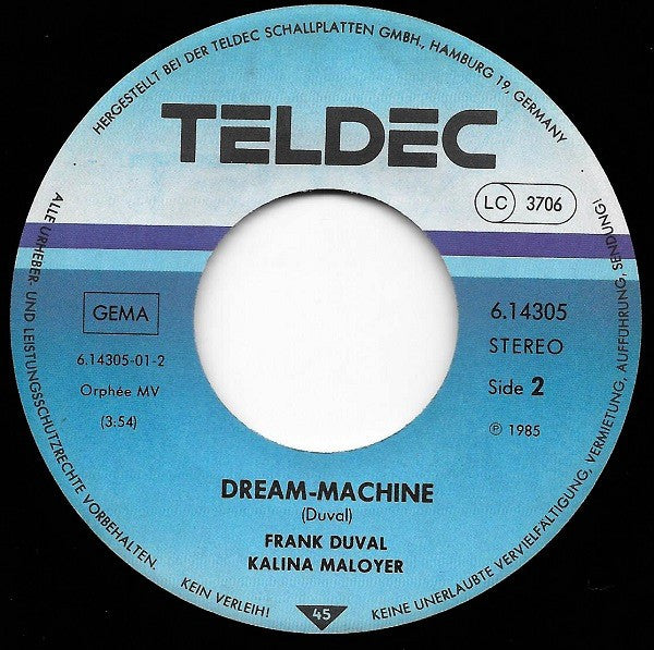 Frank Duval - Kalina Maloyer : It Was Love (7",45 RPM,Single)