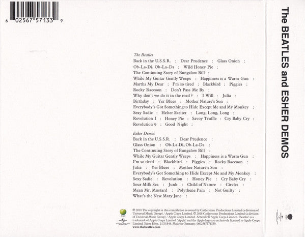 Beatles, The : The Beatles And Esher Demos (Album,Reissue,Remastered,Stereo)