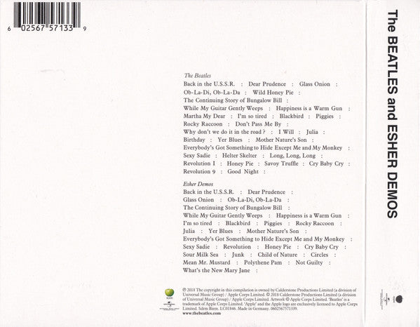 Beatles, The : The Beatles And Esher Demos (Album,Reissue,Remastered,Stereo)