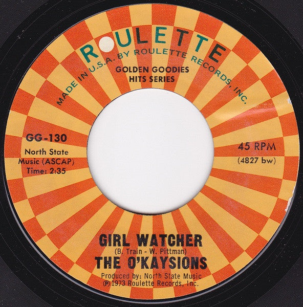 Louis Armstrong / The O'Kaysions : What A Wonderful World / Girl Watcher ()