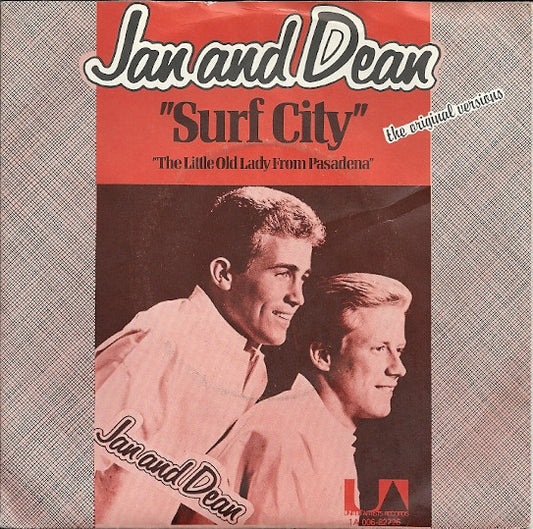 Jan & Dean : Surf City / The Little Old Lady From Pasadena (7",45 RPM,Single,Stereo)
