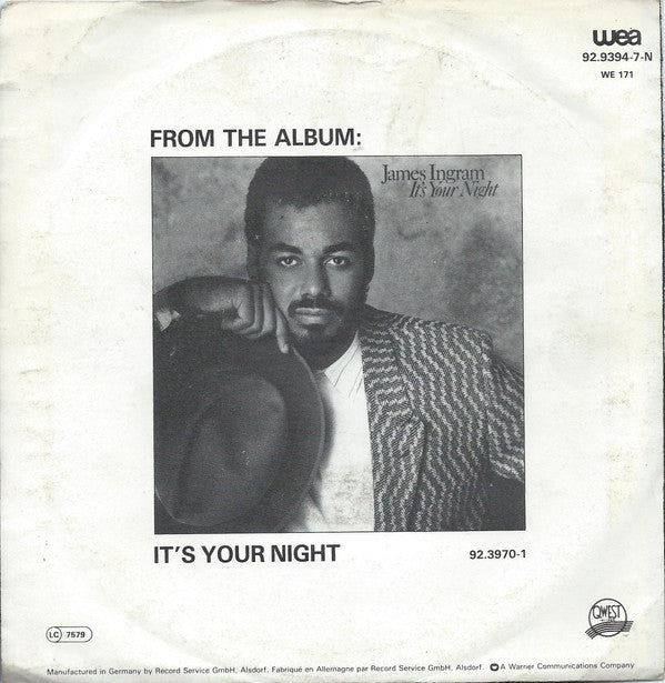 James Ingram With Michael McDonald : Yah Mo B There (7",45 RPM,Single,Stereo)