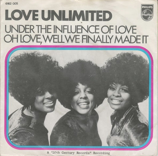 Love Unlimited : Under The Influence Of Love (7",Single)