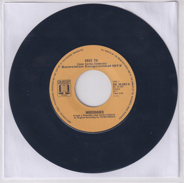 Mocedades : Eres Tu (7",Single,45 RPM)