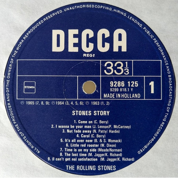 Rolling Stones, The : Stones Story (LP,Compilation)