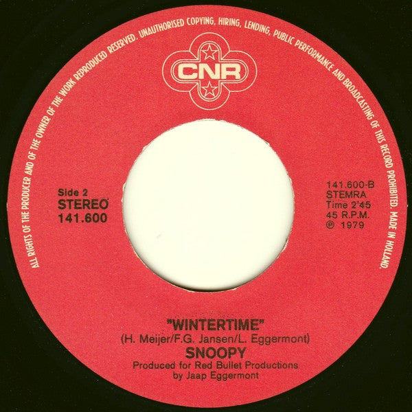 Snoopy (3) : Rain, Snow And Ice (7",45 RPM,Single)
