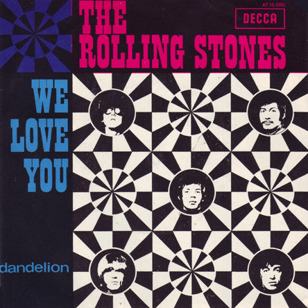 Rolling Stones, The : We Love You (7",45 RPM,Single,Mono)