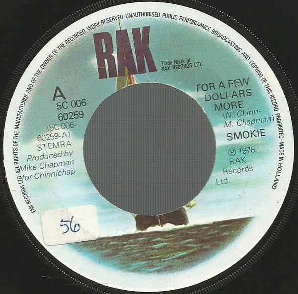 Smokie : For A Few Dollars More (7",45 RPM,Single)