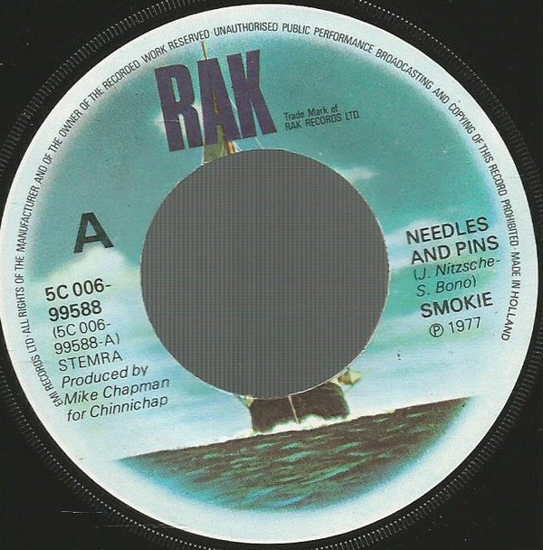 Smokie : Needles And Pins (7",45 RPM)