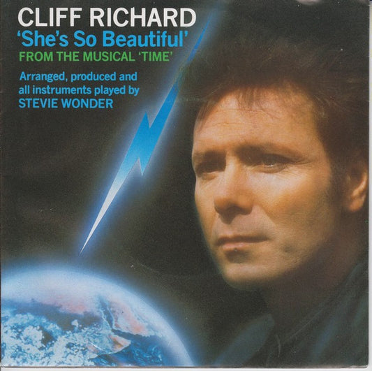 Cliff Richard : She's So Beautiful (7",45 RPM,Single,Stereo)