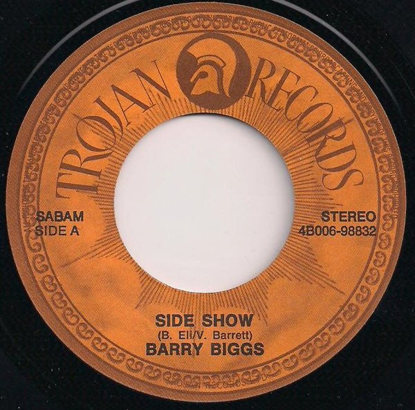 Barry Biggs : Side Show (7",45 RPM,Single,Stereo)