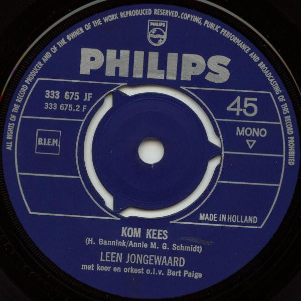 André van den Heuvel En Leen Jongewaard : Op Een Mooie Pinksterdag (7",Single,45 RPM,Mono)