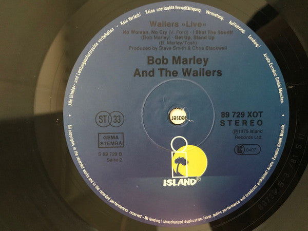 Bob Marley & The Wailers : Live! (LP,Album,Reissue,Stereo)