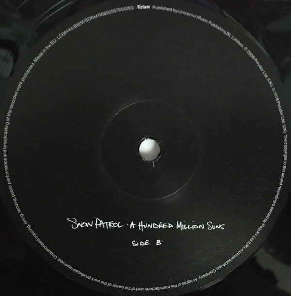 Snow Patrol : A Hundred Million Suns (LP,45 RPM,Album,Reissue)