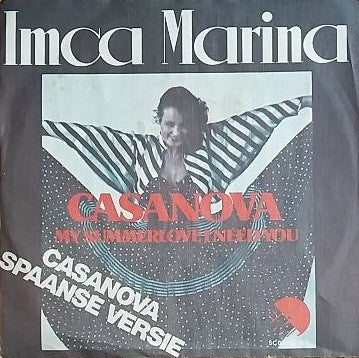 Imca Marina : Casanova / (Spaanse Versie) (7",45 RPM,Single)