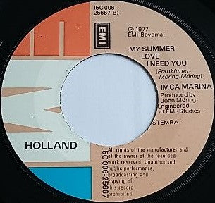 Imca Marina : Casanova / (Spaanse Versie) (7",45 RPM,Single)