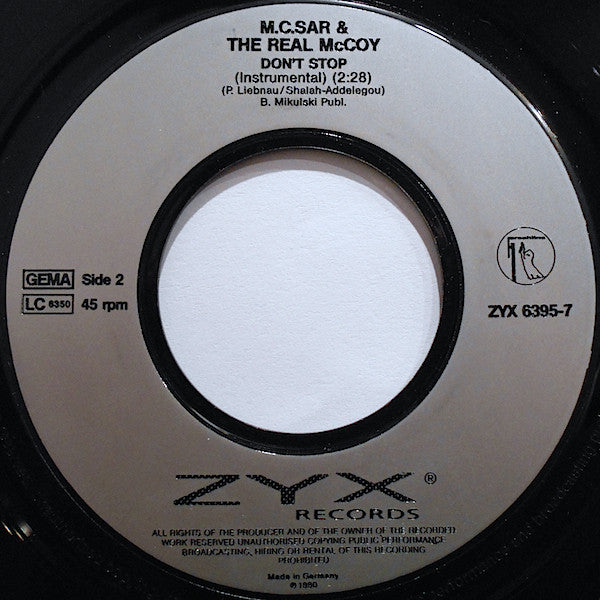 Real McCoy Feat. Sunday (2) : Don't Stop (7",45 RPM,Single)