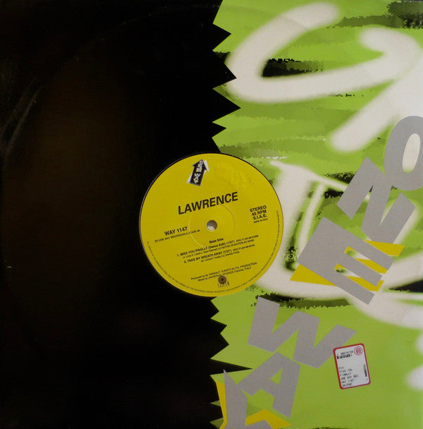 Lawrence (2) : Miss You Finally (12",45 RPM,Stereo)