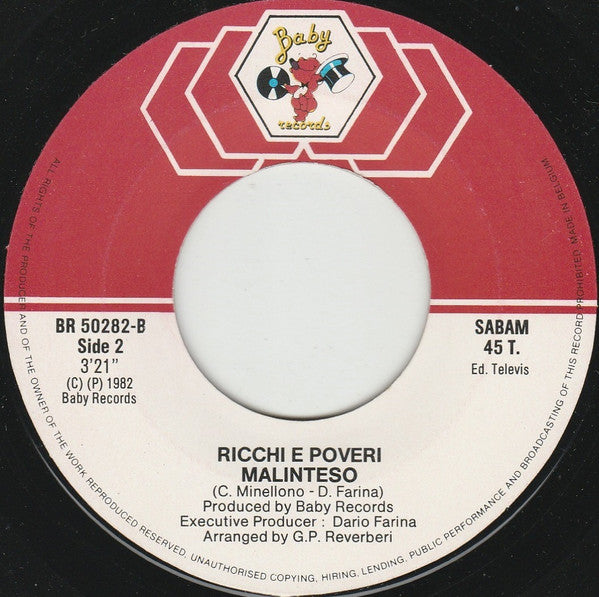 Ricchi E Poveri : Mamma Maria (7",Single,45 RPM)