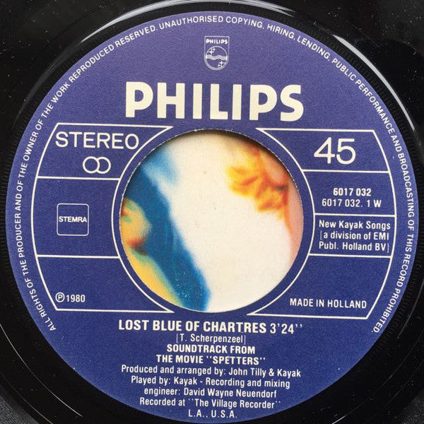 Kayak : Spetters (7",45 RPM,Single)