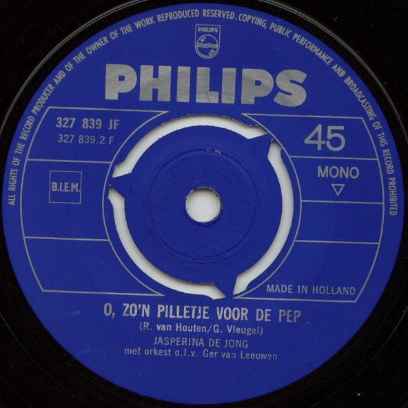 Jasperina de Jong : Vivat Vivaldi (7",Single,45 RPM,Mono)