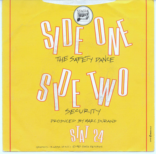 Men Without Hats : The Safety Dance (7",45 RPM,Single)