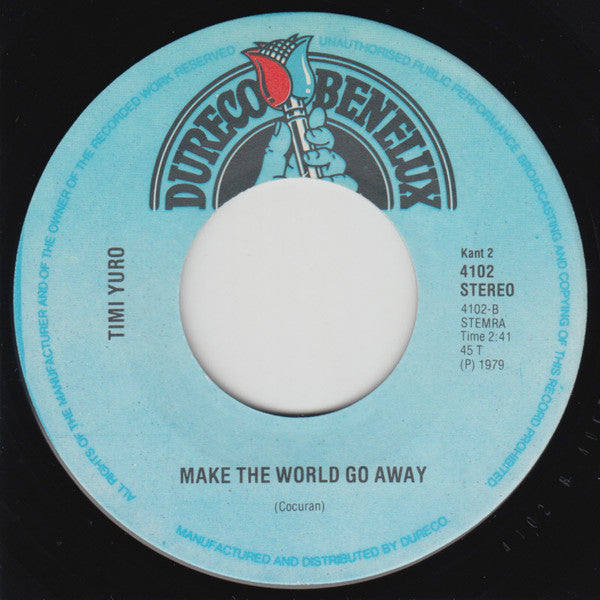 Timi Yuro : Hurt / Make The World Go Away (7",Single,45 RPM)