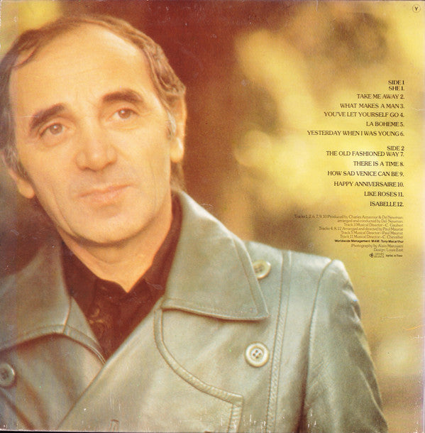 Charles Aznavour : The Best Of Charles Aznavour (LP,Compilation,Reissue)