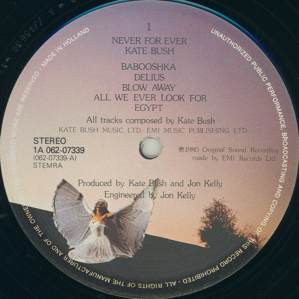 Kate Bush : Never For Ever (LP,Album,Stereo)